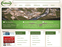 Tablet Screenshot of catoosachamber.org
